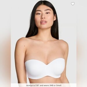 PINK Wear Everywhere Lightly Lined Strapless Bra